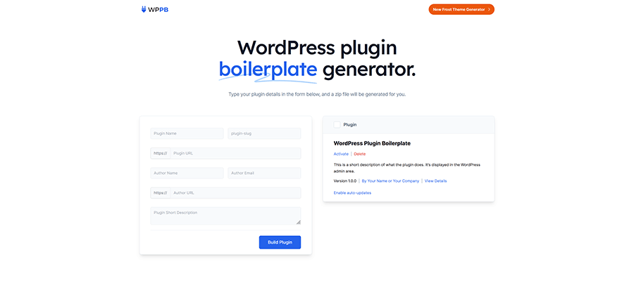 Use the WordPress plugin boilerplate generator to start your project.