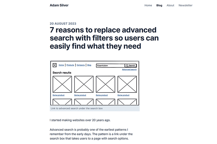7 reasons to replace advanced search with filters so users can easily find what they need