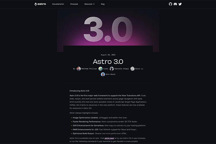 Astro 3.0