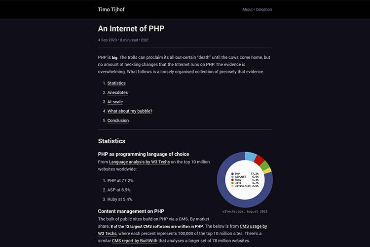 An Internet of PHP