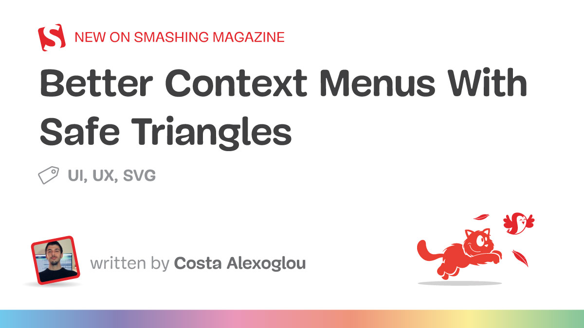 Better Context Menus With Safe Triangles — Smashing Magazine