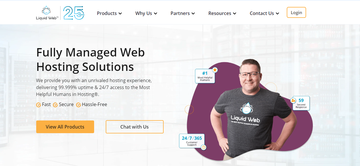 Managed hosting solutions from Liquid Web.