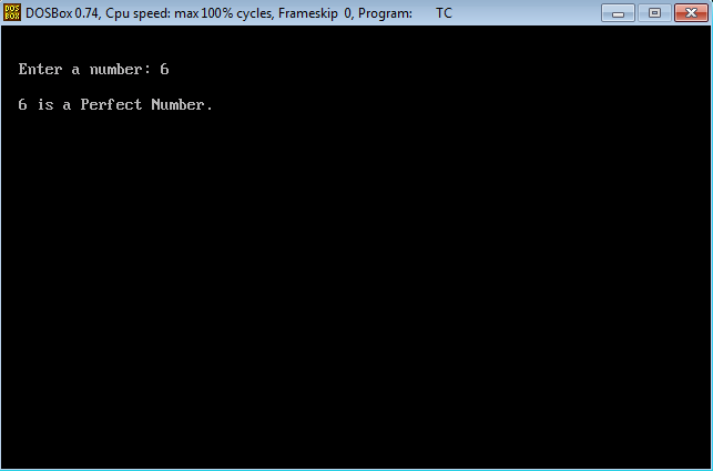 C program to find Perfect Number or Not using While Loop