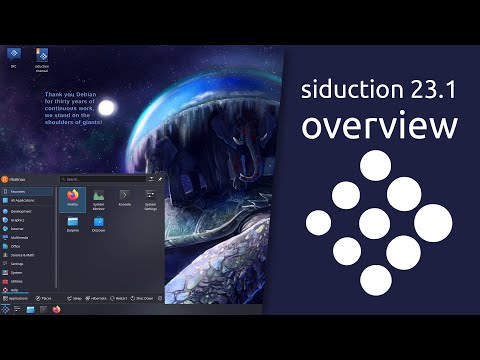 siduction 23.1 overview | the community based OS