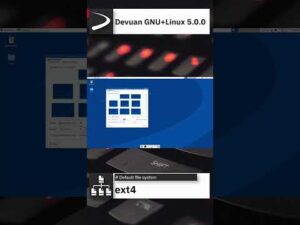 Devuan GNU+Linux 5.0.0 "Daedalus" Quick Overview #shorts