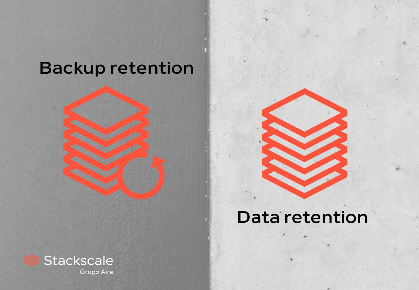 Difference between backup and data retention | Stackscale