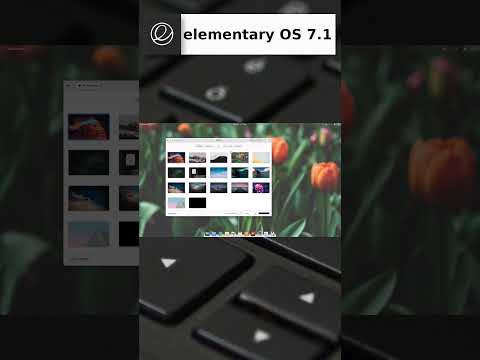 elementary OS 7.1 Quick Overview #shorts