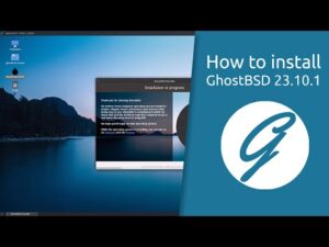 How to install GhostBSD 23.10.1