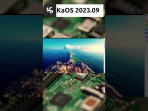 KaOS 2023.09 Quick Overview #shorts