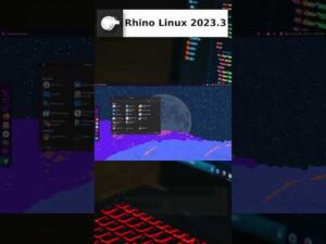 Rhino Linux 2023.3 Quick Overview #shorts