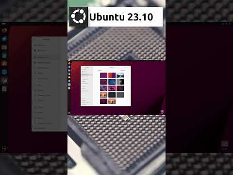 Ubuntu 23.10 Quick Overview #shorts