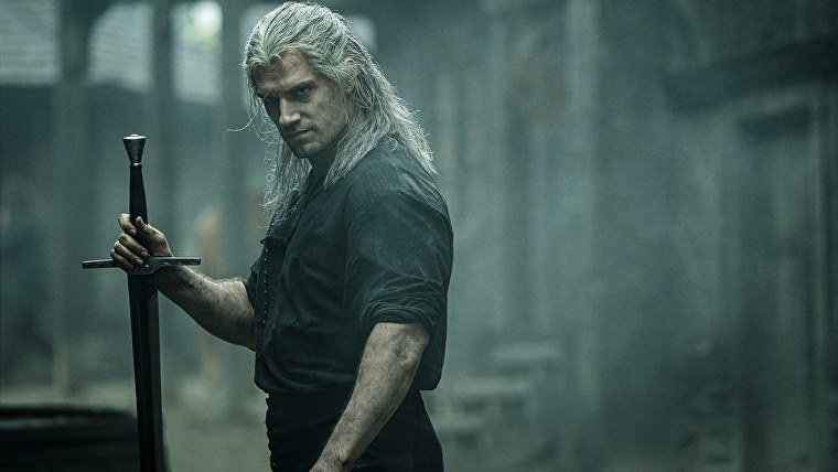 A shot of Henry Cavill as Geralt Of Rivia in The Witcher Netflix series.