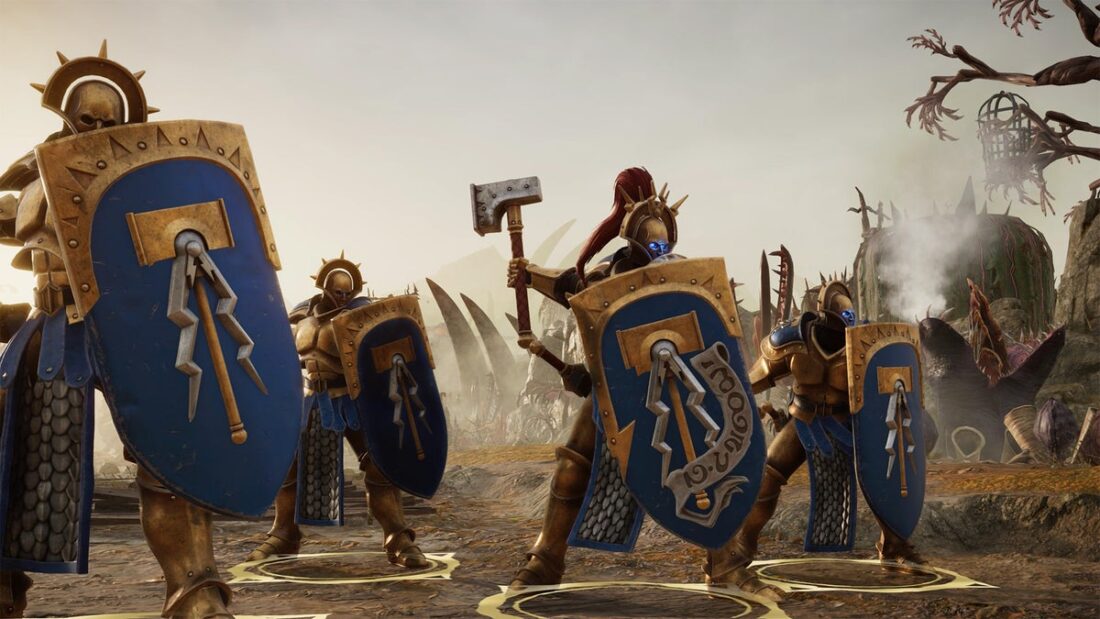 Warhammer Age Of Sigmar: Realms Of Ruin's creative tools include map, livery and diorama editors
