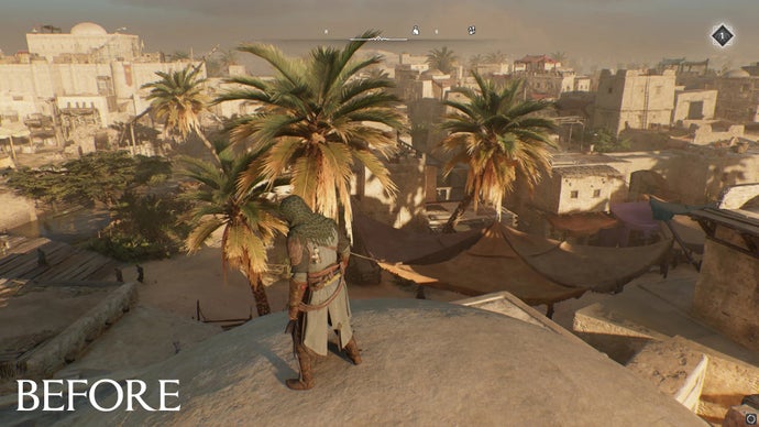Assassin's Creed: Mirage update will let you toggle graphics effect people hate so much they're modding it out