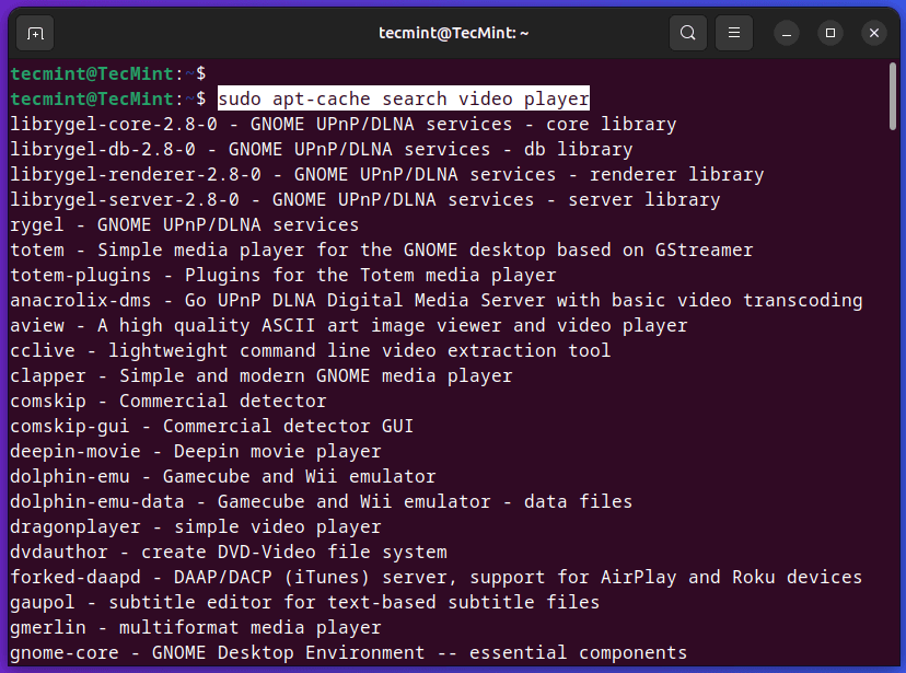 How to Use apt-cache Command in Ubuntu and Debian