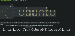 Linux_Logo - Print Color ANSI Logos of Linux Distributions