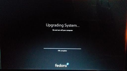 Upgrading Fedora