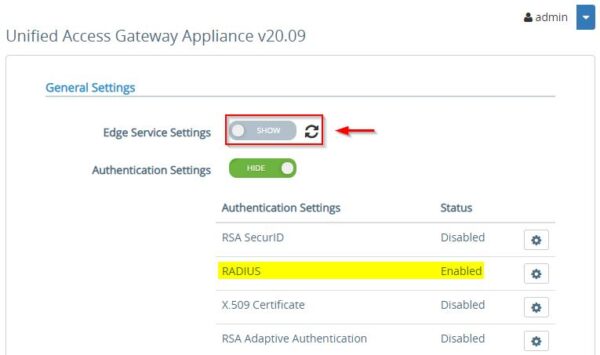 VMware UAG: Two-Factor Authentication configuration