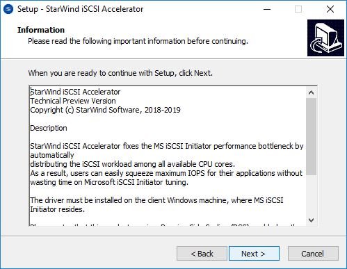 StarWind iSCSI Accelerator / Load Balancer