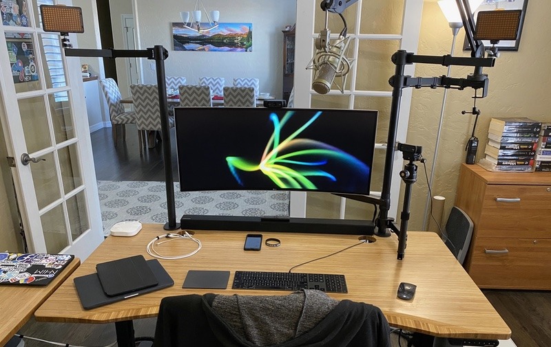 The new desk setup