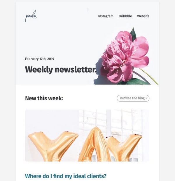 Beautiful and Responsive HTML Email Template