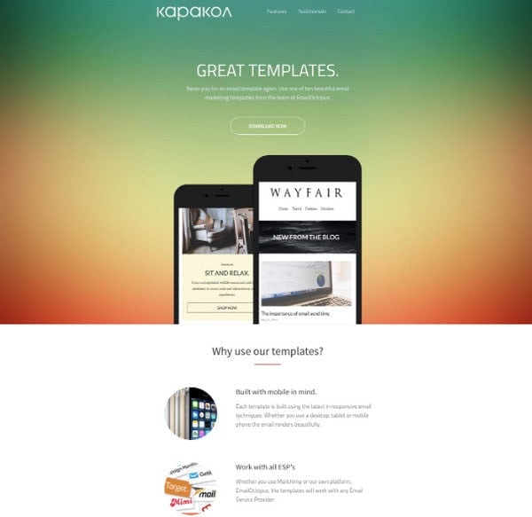 Responsive, Free HTML Email Templates from EmailOctopus