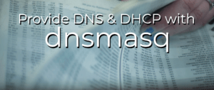 Use dnsmasq to provide DNS & DHCP services