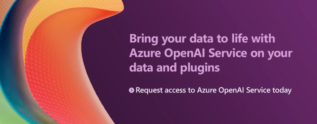 Azure OpenAI Service Build graphic
