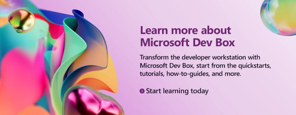 Microsoft Dev Box graphic