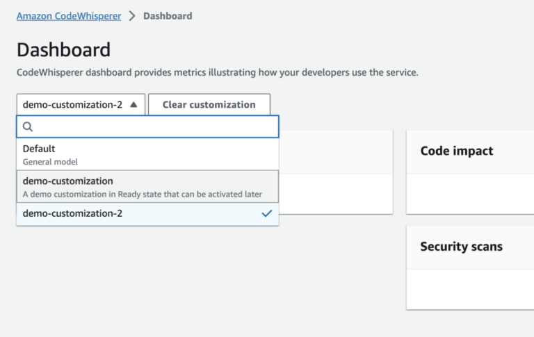 New Customization Capability in Amazon CodeWhisperer Generates Even Better Suggestions (Preview) | Amazon Web Services