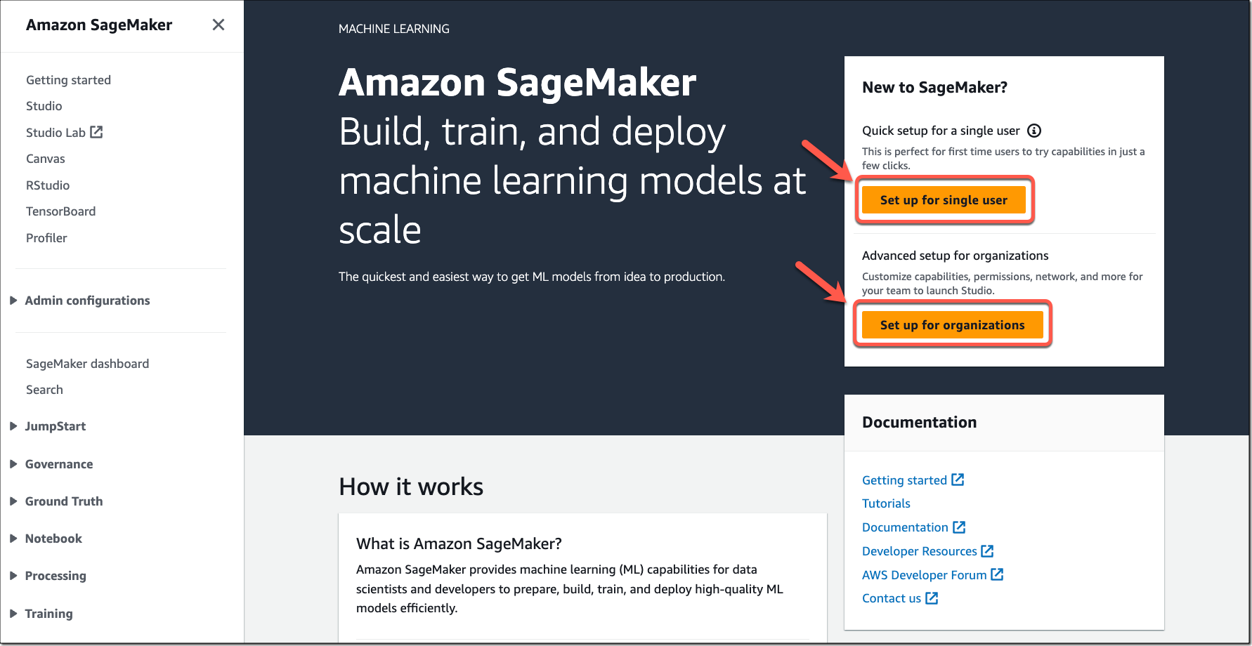 Amazon SageMaker Studio