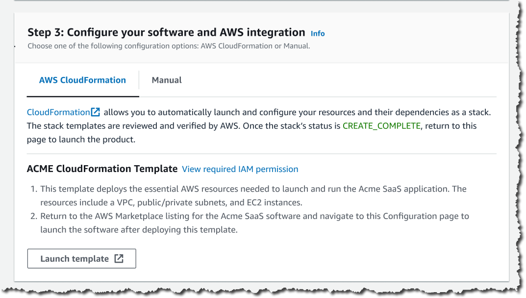 Step 3 - Configure your software and AWS integration
