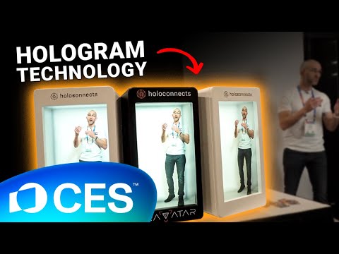 Hologram Tech at CES 2025! (Holobox by Holoconnects)